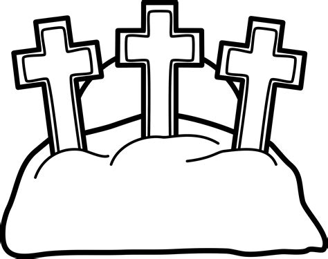 Three Crosses On A Hill Clipart 10 Free Cliparts Download Images On