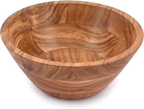 Samhita Acacia Wood Salad Bowl Perfect For Salad Vegetables Salad