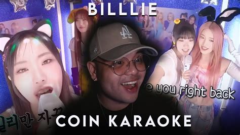 빌리 Billlie COIN KARAOKE EUNOIA ERA REACTION YouTube