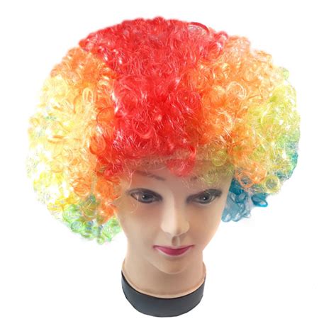 Peluca Afro Multicolor X 1 Uni Arma Tu Party