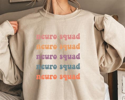 Neuro Squad Sweatshirt Neurology Nurse Sweatshirt Neuro Surgery Nurse