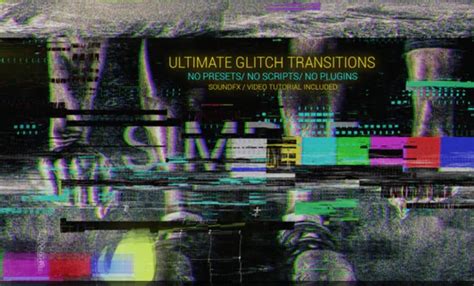 45 Best After Effects Glitch Transitions AE Glitch Effects 2025