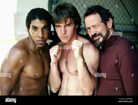 Stan Shaw Dennis Quaid Warren Oates Tough Enough 1983 Stock Photo