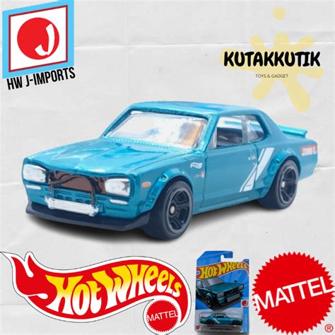 Hot Wheels Nissan Skyline HT 2000GT X Hijau Lot K 2022 HW J Imports