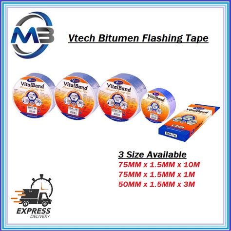 VT 420 VITALBAND BITUMEN FLASHING TAPE 75MM 50MM Shopee Malaysia