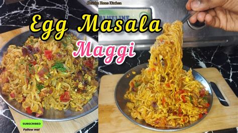 Egg Masala Maggi Maggi Egg Maggi Masala Recipe Street Style Egg