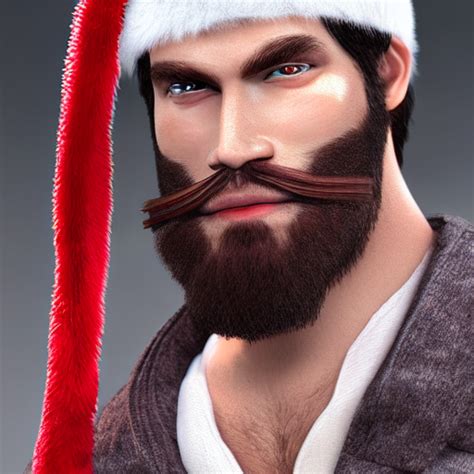 Prompthunt Strong Giga Chad Attractive Man Face Symettry Brown Beard