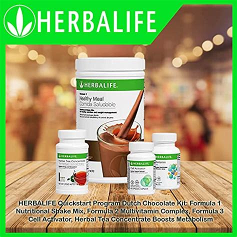 Buy Herbalife Quickstart Dutch Chocolate Kit Formula 1 Nutritional