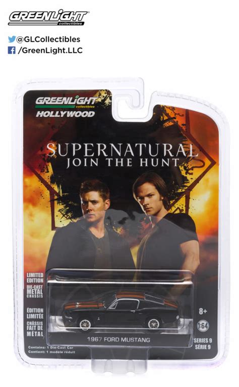 Greenlight Collectibles Supernatural 1967 Custom Ford Mustang Hollywood ...