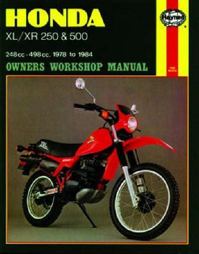 Sell 1978 1984 Honda Xl250 Xr250 Xl Xr 250 500 Repair Manual In Laguna