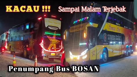 Kacau Bus Lintas Sumatra Terjebak Macet Hingga Larut Malam Keluar