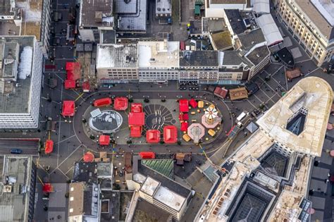 Luftaufnahme Bochum Weihnachtsmarkt Veranstaltungsgel Nde Und