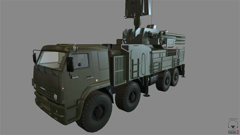 Pantsir-s1 3D asset | CGTrader