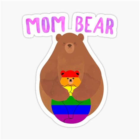 Proud Mama Bear Lgbt Stickers Redbubble