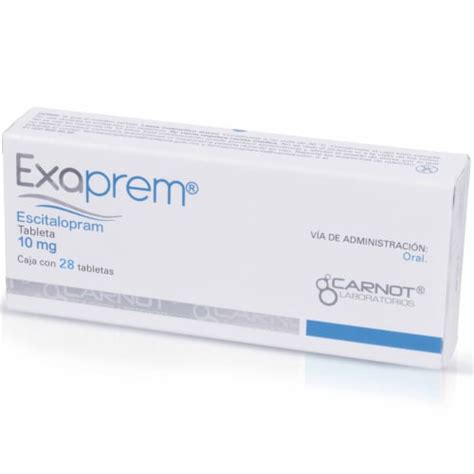 Compra Exaprem Escitalopram Mg Con Tabletas En Prixz