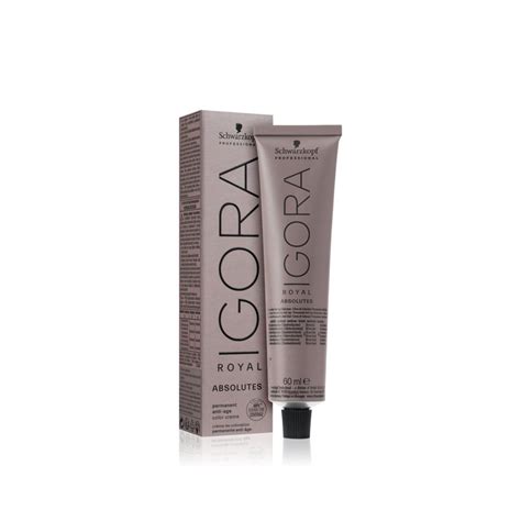Schwarzkopf Igora Royal Absolutes Permanent Anti Age Color Creme 7 60 Medium Blonde Chocolate