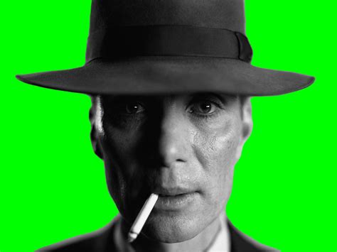 Oppenheimer Smoking A Cigarette Green Screen Creatorset