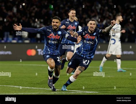 Fußball Serie A Napoli gegen Inter Mailand Stadio Diego Armando