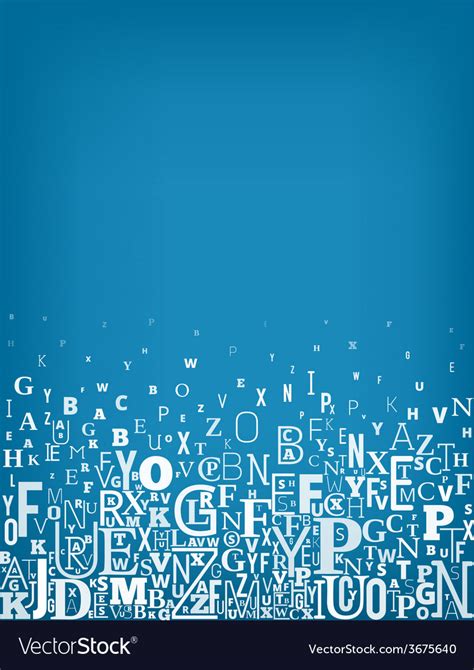 Alphabet Background Royalty Free Vector Image Vectorstock