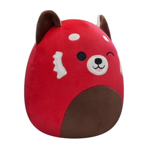 Squishmallows Official Kellytoy Cici The Red Panda 19 Cm Hurry Skurry