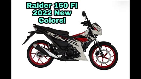 Raider 150 Fi 2022 New Colors Philippines Youtube