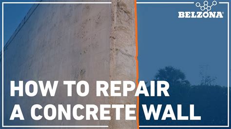 Cracked Concrete Wall Repair with Belzona 4141 – Belzona Video Library