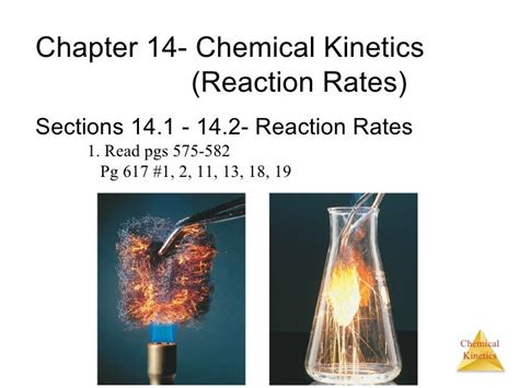 Chapter 14 Lecture- Chemical Kinetics