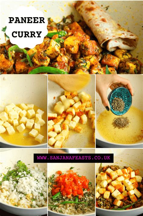 Paneer Curry Video Indian Curry Recipes Sanjanafeasts