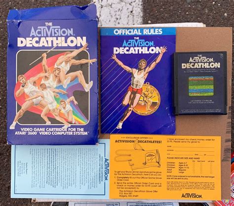 The Activision Decathlon Atari Etsy