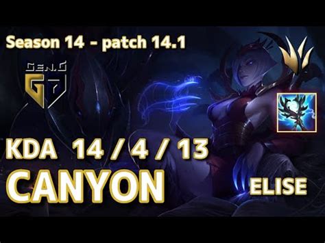 Kr D Gen G Canyon Elise Vs Ns Sylvie Leesin Jg Patch