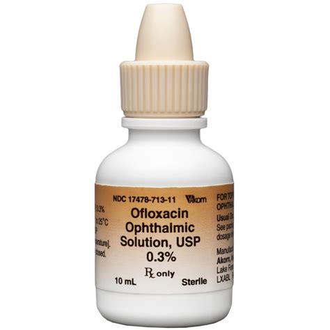 Ofloxacin Ophthalmic Solution O Ml Manufacture May Vary