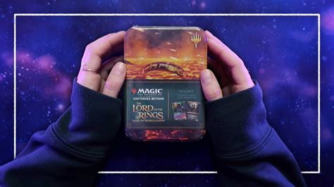 ASMR Magic The Gathering Tingly Set Booster Opening In A Tin Can Up