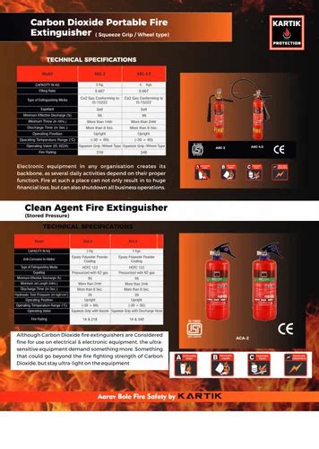 KARTIK Fire MAP 40 ABC Powder Based Fire Extinguisher 6 Kg At 5800