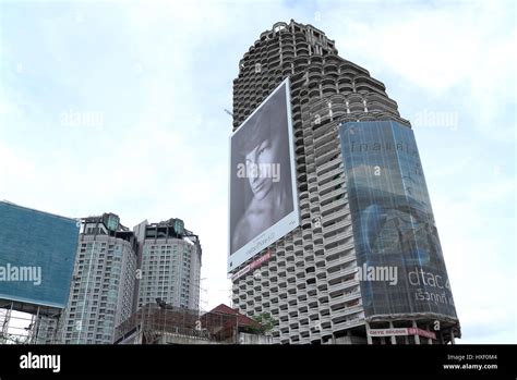 The Sathorn Unique Tower also known as the “Bangkok Ghost Tower” is an ...