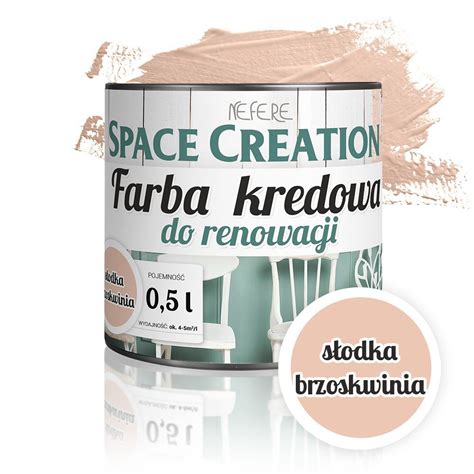 Space Creation Farba Kredowa S Odka Brzoskwinia L