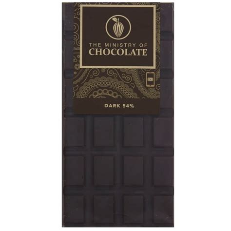 Dark 54 100g Chocolate Bar Vegan Friendly Ministry Of Chocolate