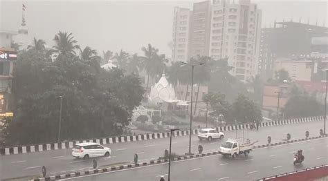 Low Pressure Brewing Over Bay Heavy Rain To Lash Bhubaneswar Puri In