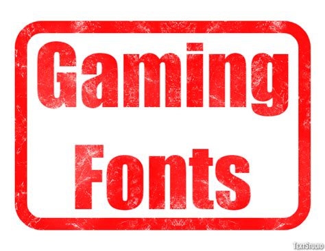 Gaming Fonts Text Effect and Logo Design Font