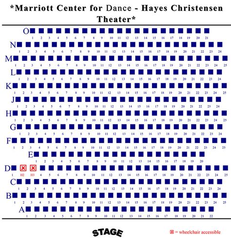 Kingsbury Hall Seating Chart