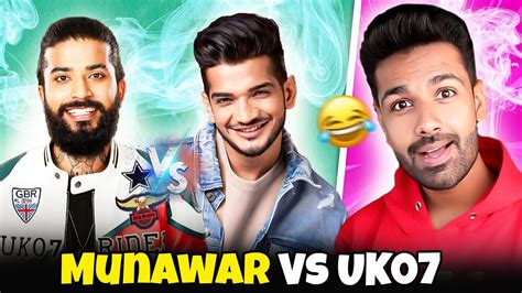 Munawar Faruqui Vs UK 07 Rider On Bigg Boss 17 Roast Kdlife YouTube