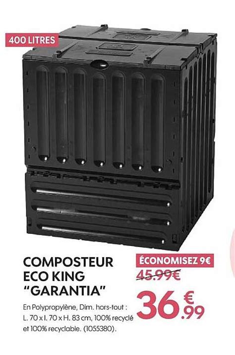 Promo Composteur Eco King Garantia Chez Truffaut ICatalogue Fr