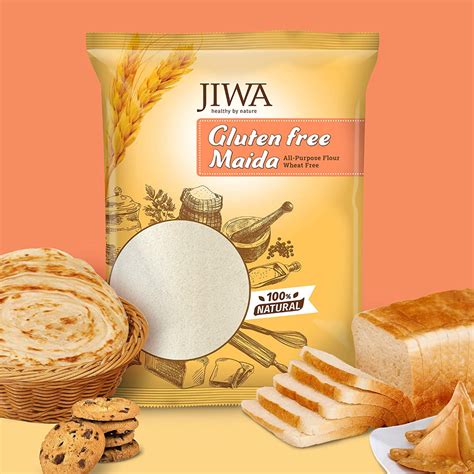 Jiwa Healthy By Nature Gluten Free Maida Pouch 900 G Amazon In