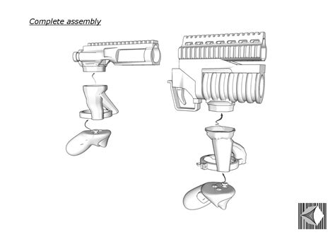 STL file META QUEST 3 GUNSTOCK - STOCK MAGNETIC - VIRTUAL REALITY ...