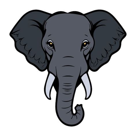 Premium Vector Elephant Head Vector Design Logo