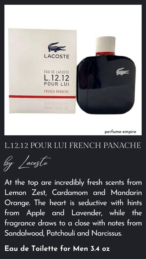 Eau De Lacoste L Pour Lui French Panache Lacoste Men Edt