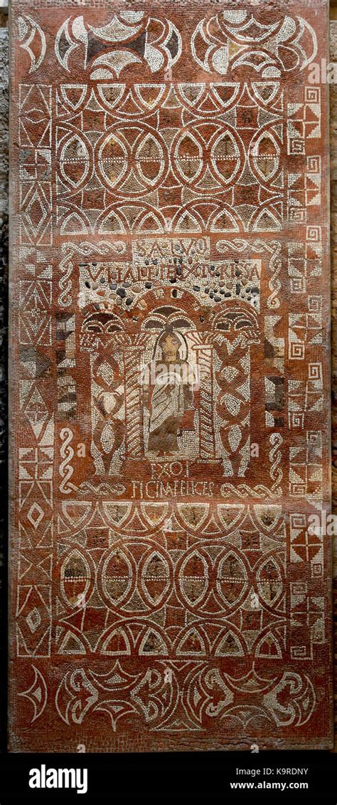 Great Roman Mosaic Th Th Century Ad Vila Dels Ametllers Villa