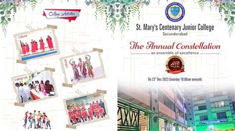 St Mary S Centenary Junior College Secunderabad The Annual