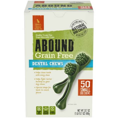 ABOUND® Grain Free Dental Chews Small Dog Treats, 50 ct - Fred Meyer