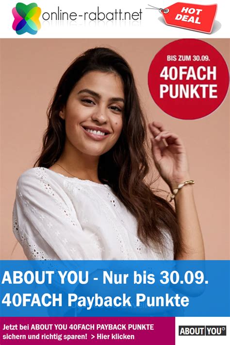 ABOUT YOU DEAL 40FACH Payback Punkte Gutscheine Rabatt Coupons