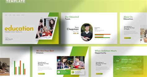 Education PowerPoint Template Incl. design & minimalist - Envato Elements